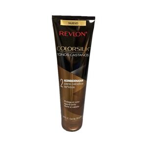 Revlon Colorsilk Brown Conditioner 250 ml‎ Color Protection Soft Shine for Hair